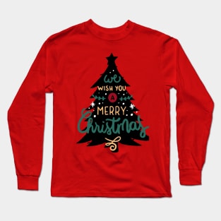 We Witch You A  Merry Merry Merry Christmas Long Sleeve T-Shirt